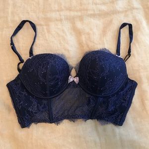 Victoria’s Secret Midnight Blue Push-Up Bra